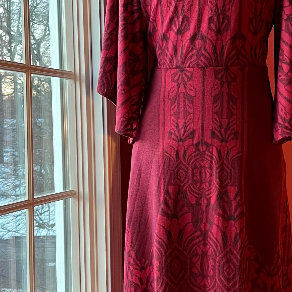 Rare Anthropologie vintage  Akemi + Kin red Isolde knit dress, NWT. Petite Med. - Picture 8 of 16